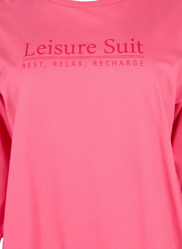 Sweatshirt i bomull med texttryck, Hot P. w. Lesuire S., Packshot image number 2