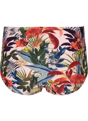 Bikinitrosa med hög midja och mönster, Palm Print, Packshot image number 1