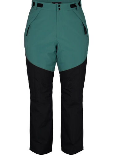 Skidbyxor med fickor, Mallard Green Comb, Packshot image number 0