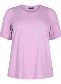 T-shirt i bomull med 2/4-ärmar