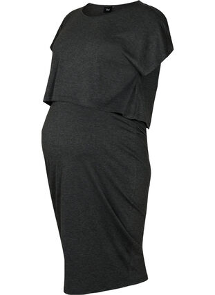 Melerat set för gravida, Black Melange, Packshot image number 0