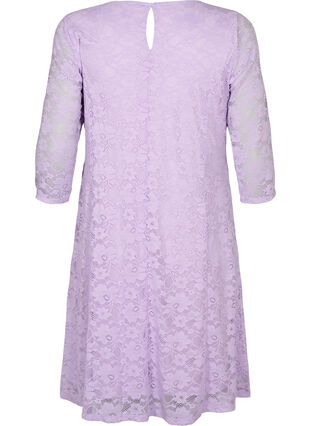 Spetsklänning med 3/4-ärmar, Lavendula, Packshot image number 1