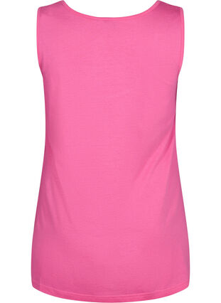 Topp med a-linjeform och rund hals, Shocking Pink, Packshot image number 1