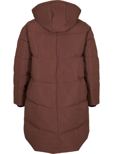 Vinterjacka med avtagbar huva, Friar Brown, Packshot image number 1