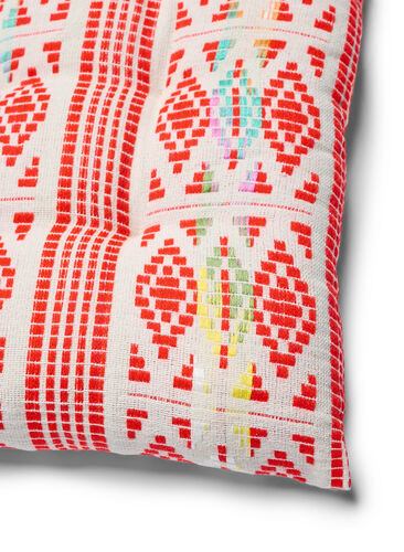 Mönstrad sittdyna, Orange Comb, Packshot image number 1