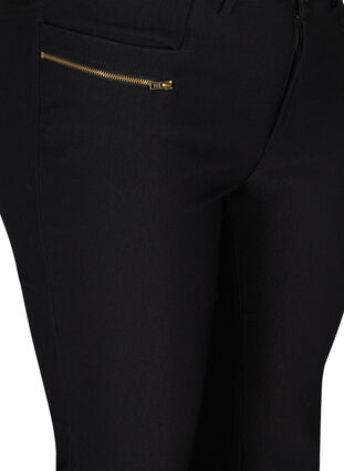 Byxor med bootcut, Black, Packshot image number 2