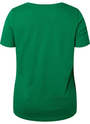 T-shirt i bomull med texttryck, Jolly Green W. New, Packshot image number 1
