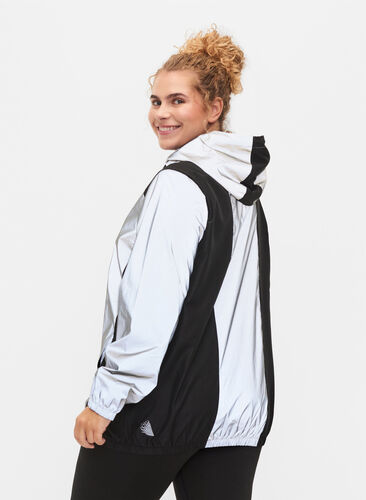 Reflexjacka med huva, Black w. Reflex, Model image number 1