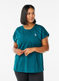 T-shirt, Deep Teal, Model
