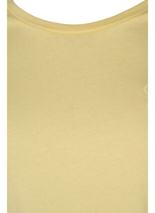 T-shirt i bomull med tryck, Pale Banana Shine, Packshot image number 2