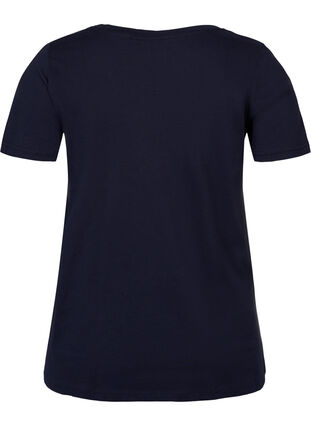 Kortärmad t-shirt i bomull med tryck , Night Sky Love Love, Packshot image number 1