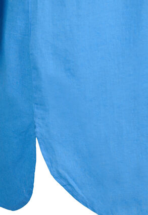 Lång skjorta med korta ärmar, Ultramarine, Packshot image number 3