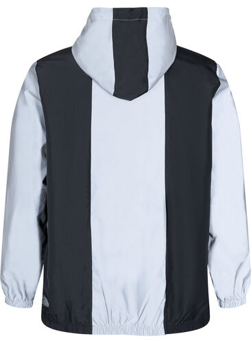 Reflexjacka med huva, Black w. Reflex, Packshot image number 1