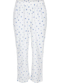Blommiga pyjamasbyxor i bomull