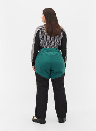 Skidbyxor med fickor, Mallard Green Comb, Model image number 1