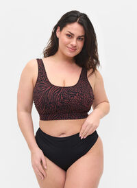 Bikinitrosor med normal midja, Black, Model