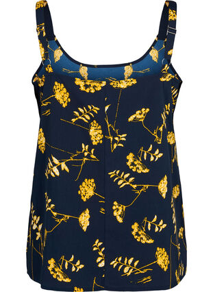 FLASH - Topp med tryck, Night Sky Yellow AOP, Packshot image number 1