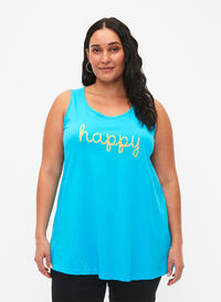 Bomullstopp med a-linjeform, Blue Atoll W. Happy, Model
