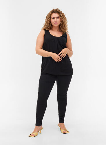 Linne med spetskant, Black, Model image number 3