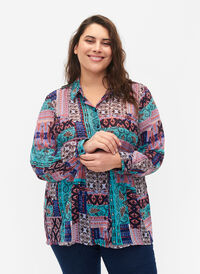 FLASH - Långärmad skjorta med tryck, Multi Ethnic , Model