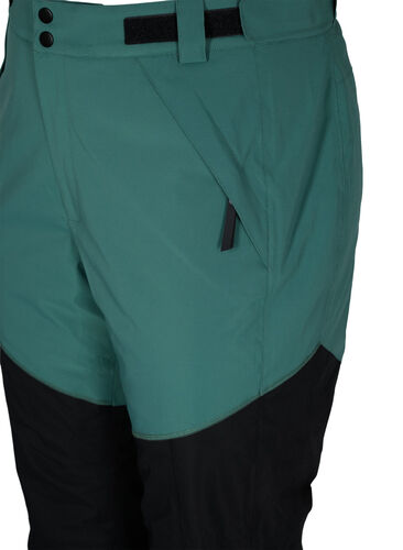 Skidbyxor med fickor, Mallard Green Comb, Packshot image number 2
