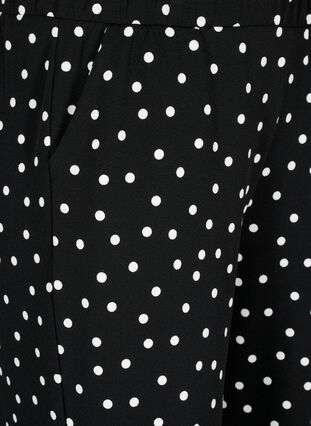 Lösa byxor med ankellängd, Black Dot, Packshot image number 2
