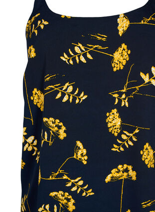 FLASH - Topp med tryck, Night Sky Yellow AOP, Packshot image number 2
