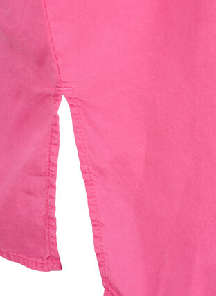 Klänning med 3/4-ärmar och knytband, Shocking Pink, Packshot image number 3